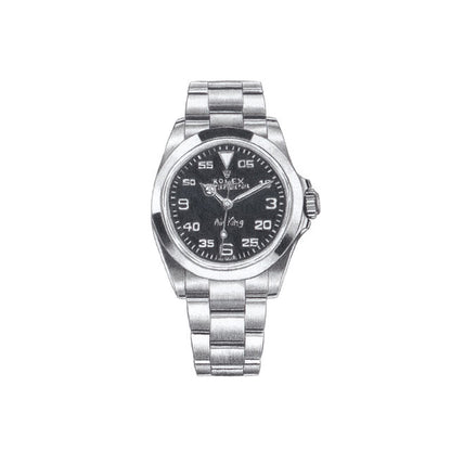 the graphiteline simple Rolex Air King