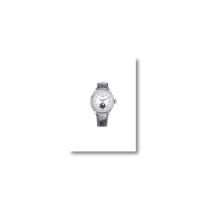 the graphiteline simple Rolex Cellini Moonphase