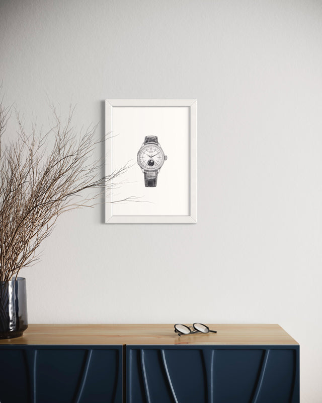 the graphiteline simple Rolex Cellini Moonphase