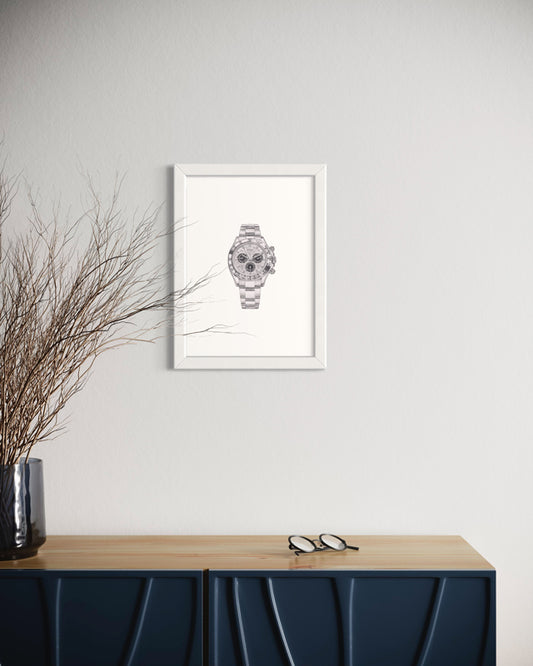 the graphiteline simple Rolex Cosmograph Daytona (Steel Band)