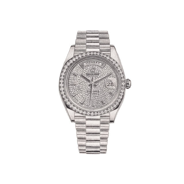 the graphiteline simple Rolex Day Date